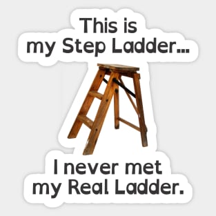 This is my Step Ladder Sticker